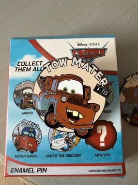 Disney Pixar Cars 'Tow Mater' Enamel Pin